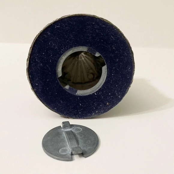 Vintage Carousel Coin Bank Silver  Plate Merry Go Round Piggy Bank - Picture 8 of 16